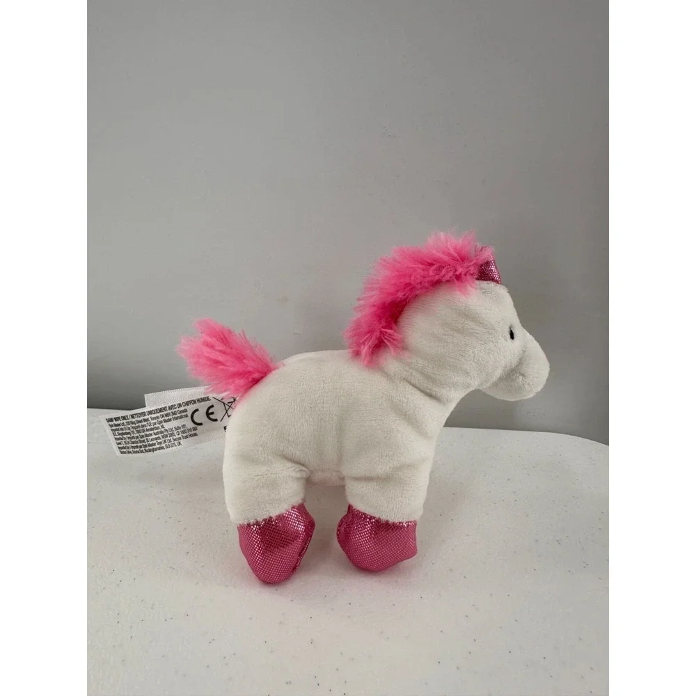 Baby Gund Plush‎ White & Pink Unicorn Glitter Hooves - 6 Inches Horse Stuffed